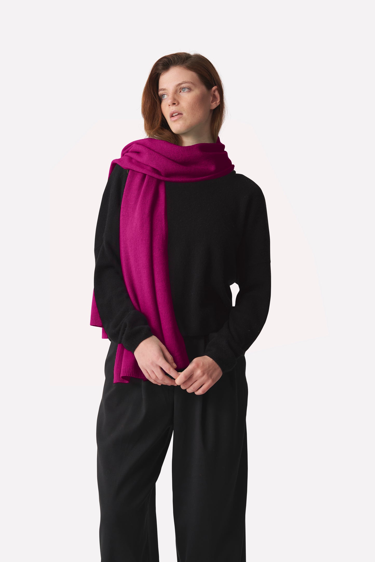 Scarf--"Evie", Cashmere, 3 Colors (Brodie)