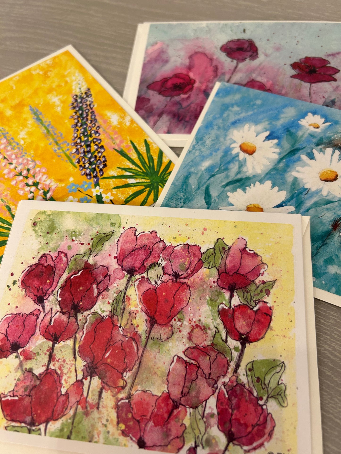 Note Card--Floral/Garden/Woods; Various Prints (Betty & Pat Hendricks)