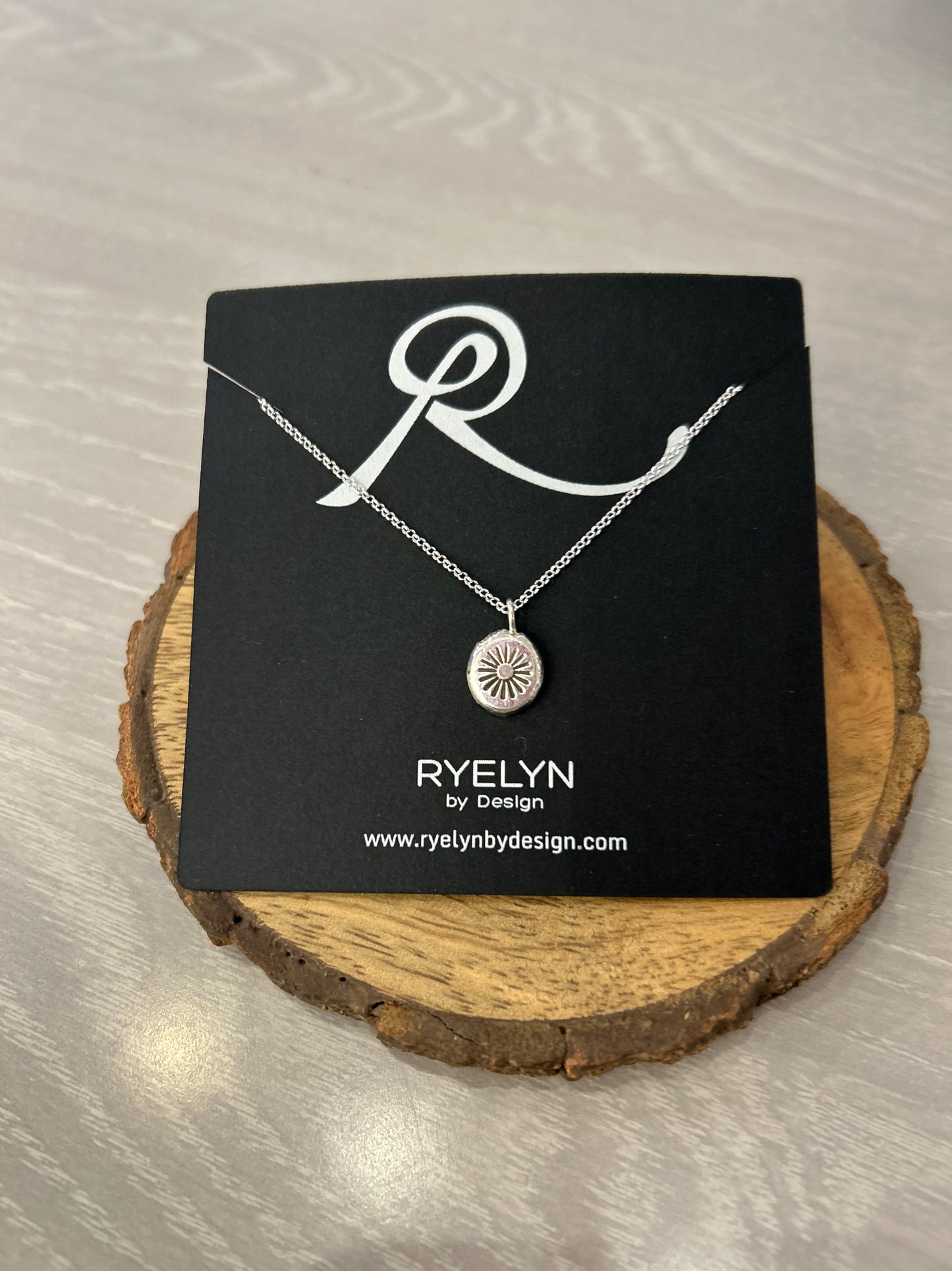 Necklace--"Ingot", Silver, 4 Patterns (Ryelyn By Design)