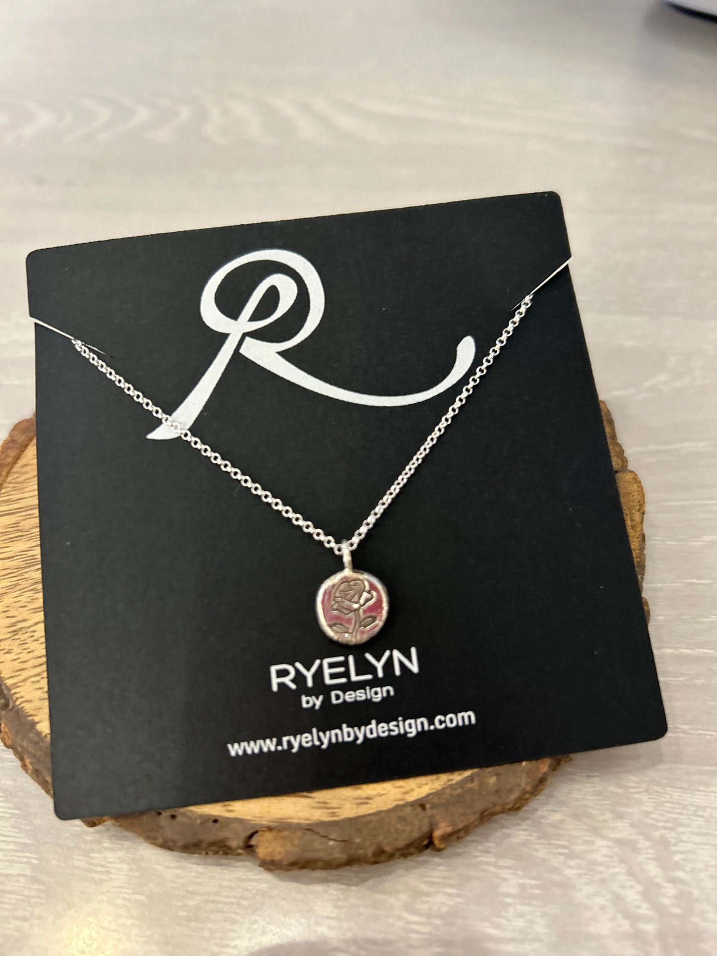 Necklace--"Ingot", Silver, 4 Patterns (Ryelyn By Design)
