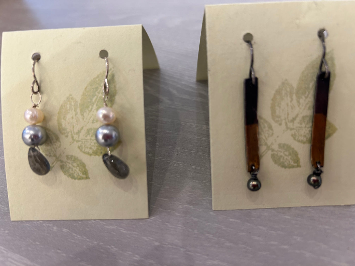 Earrings--Many styles, Paper OR Metal (Gail Brill)