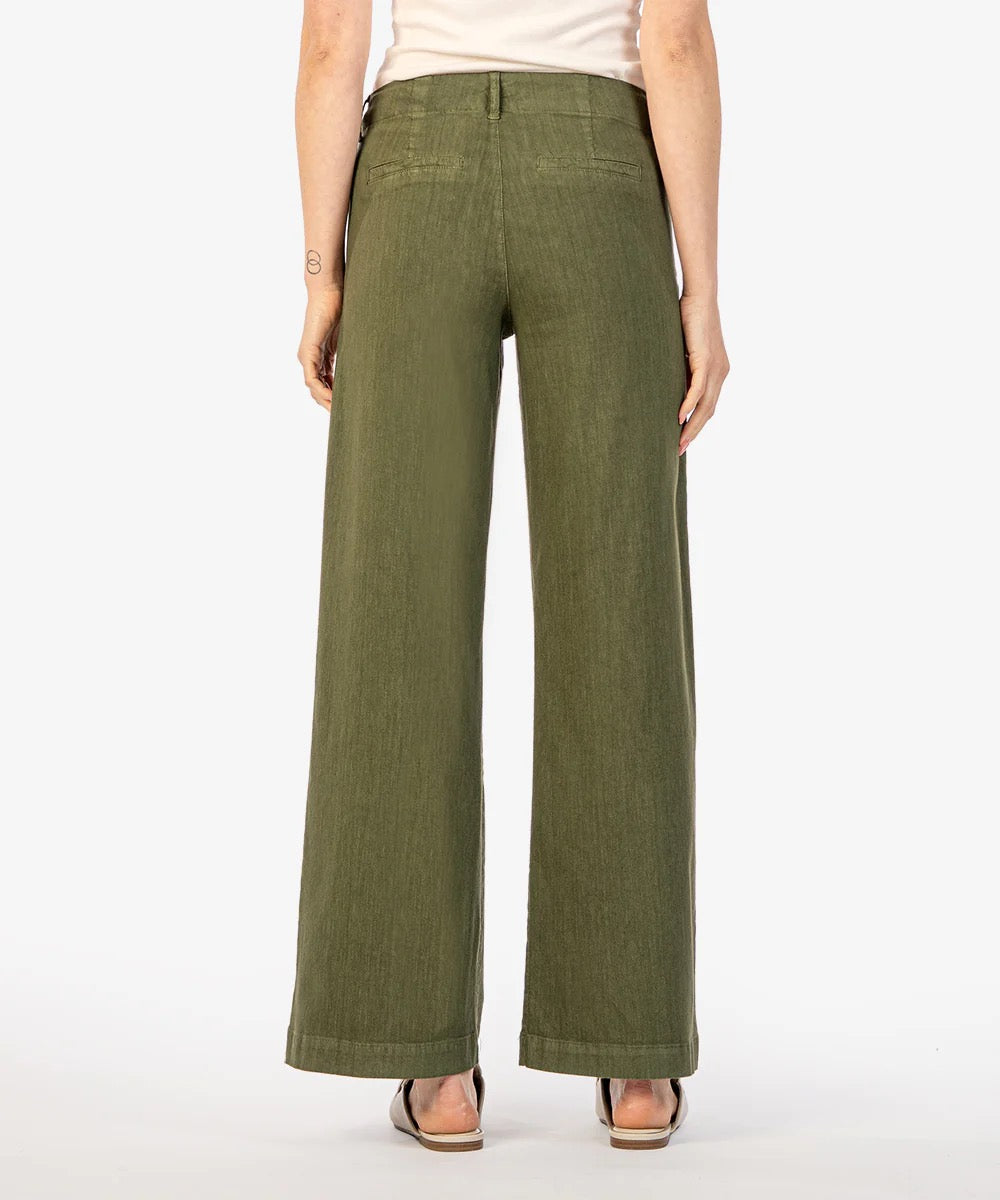 Pants--"Meg", Wide Leg, Linen, 4 Colors (Kut from the Kloth)