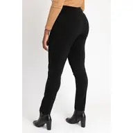 Pants--"Arck Passpoil", Cigarette-Cut, Black (ficelle Paris)