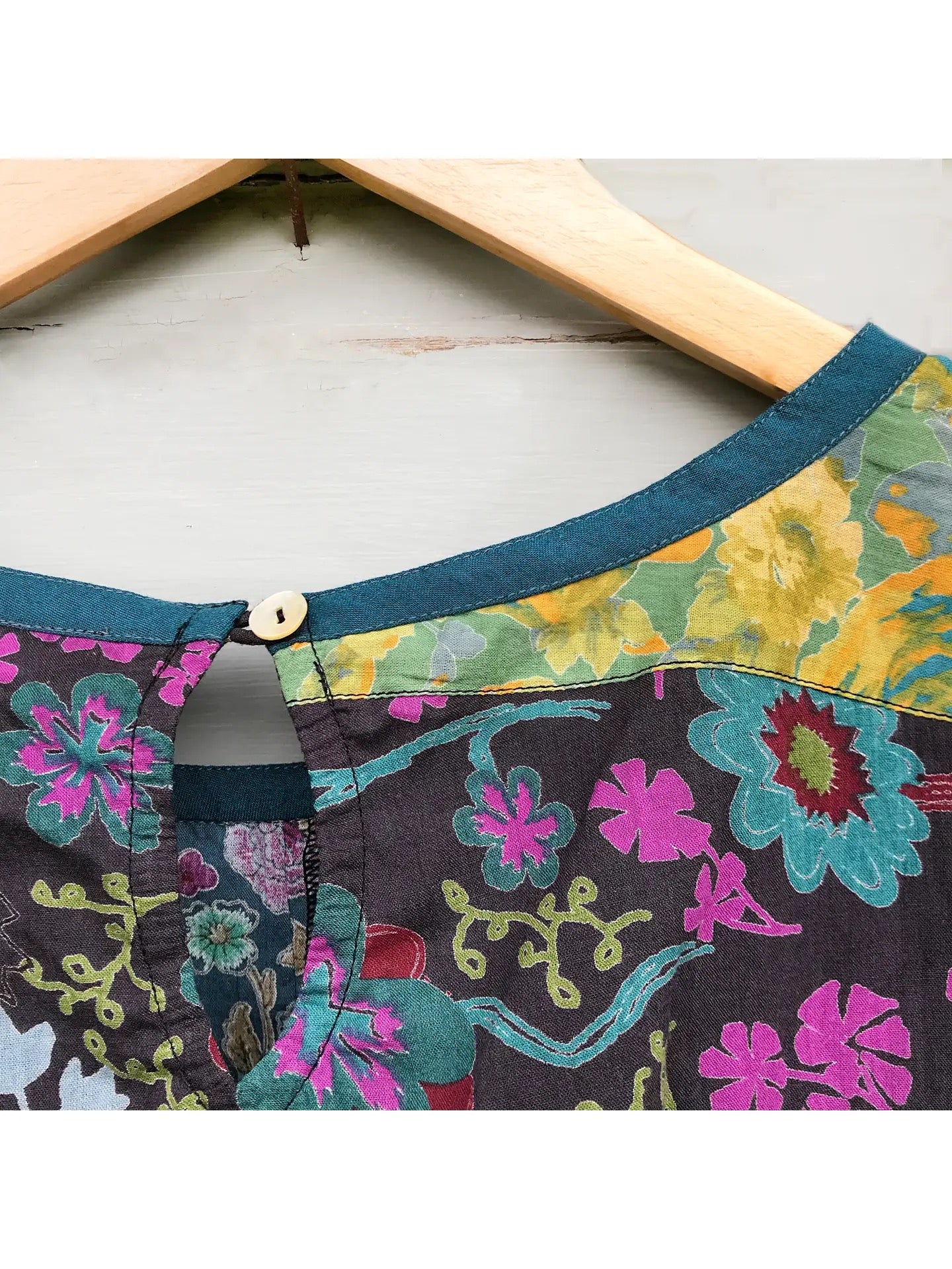 Top--"Moet Thistle", Sleeveless, Papillon Pink (Little Journeys Chicago)