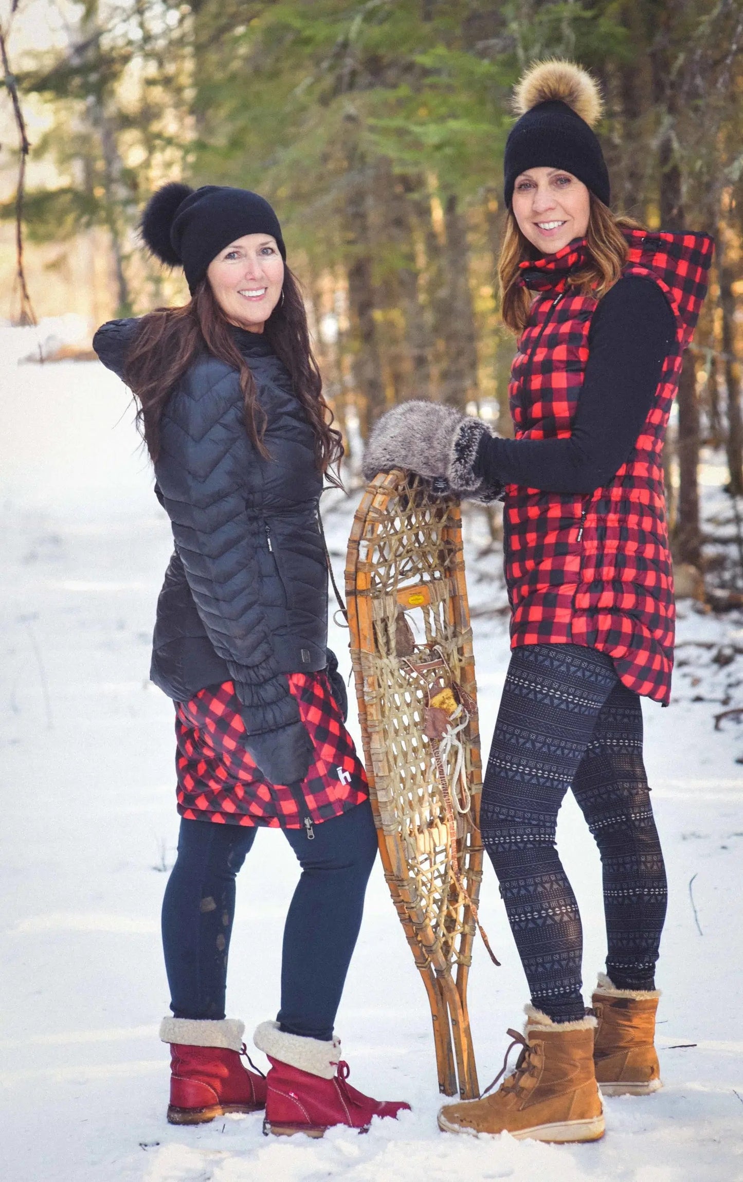 Hat--Pom, Slouch, Fur, Black OR Brown (Heim-Made)