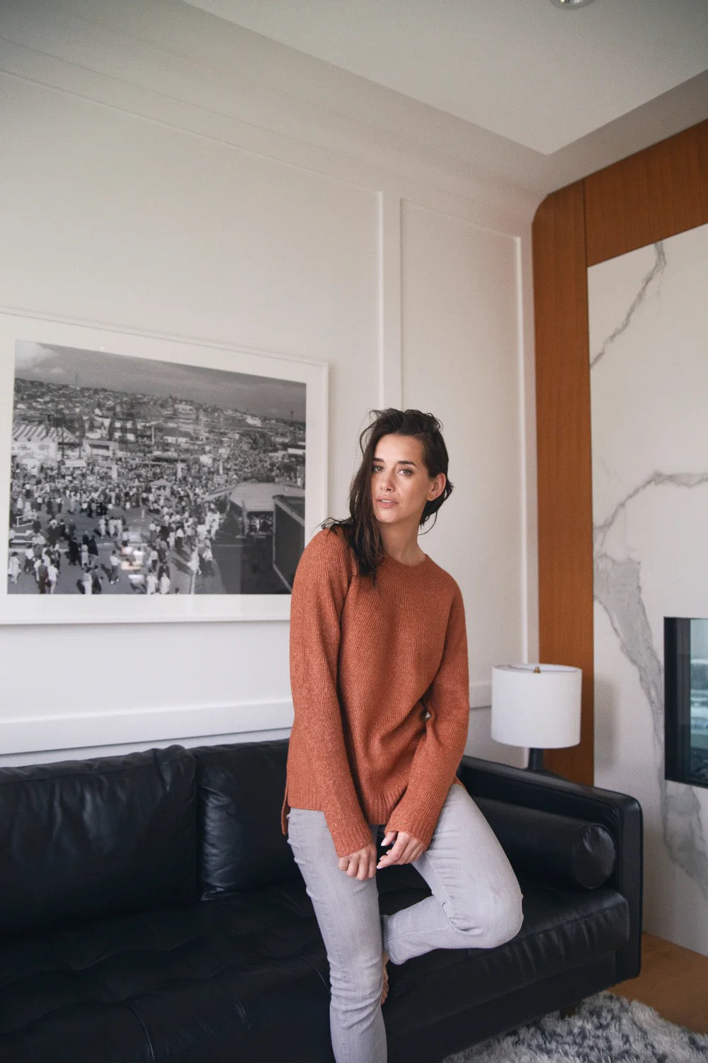 Sweater--"Cat Cuddler" Tunic, Recycled Yarns, 3 Colors (Echo Verde)