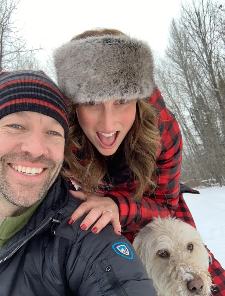 Headband--Faux Fur, Black OR Grey (Heim-Made)