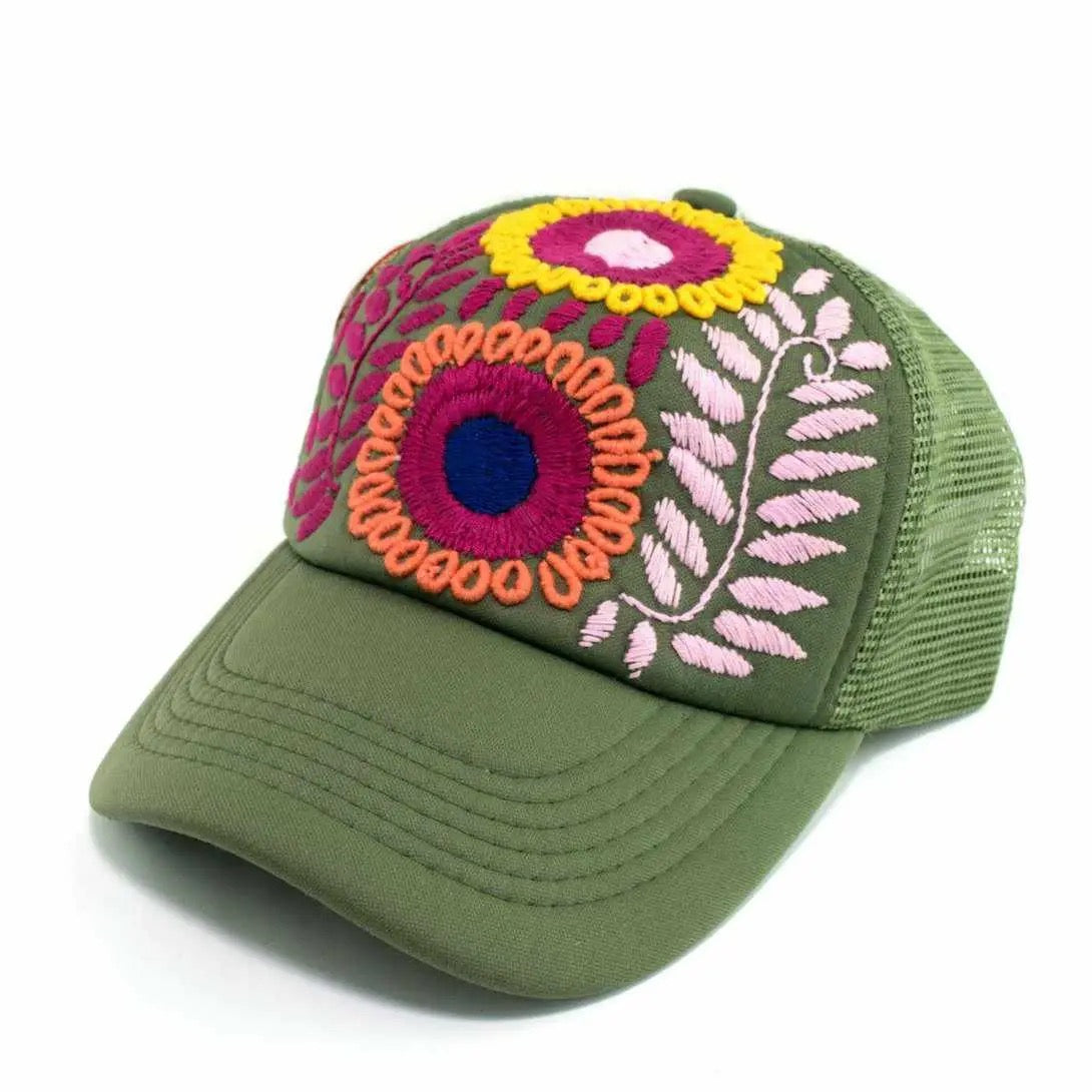 Hat--Trucker, Floral, Many Colors (Lumily)