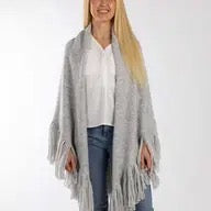 Shawl--"Gulla", Alpaca & Merino Wool, 2 Colors (Merete Dehn)