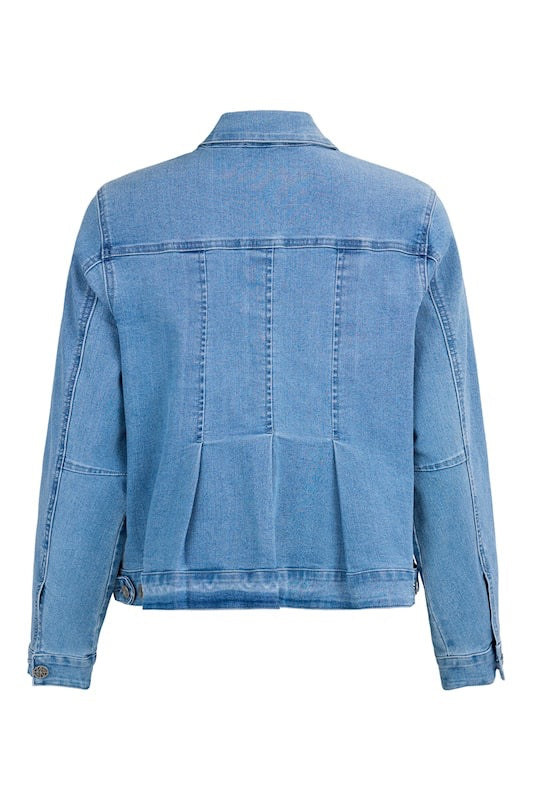 Jacket--Bubble Shaped, Denim, Pale Blue (Noen)
