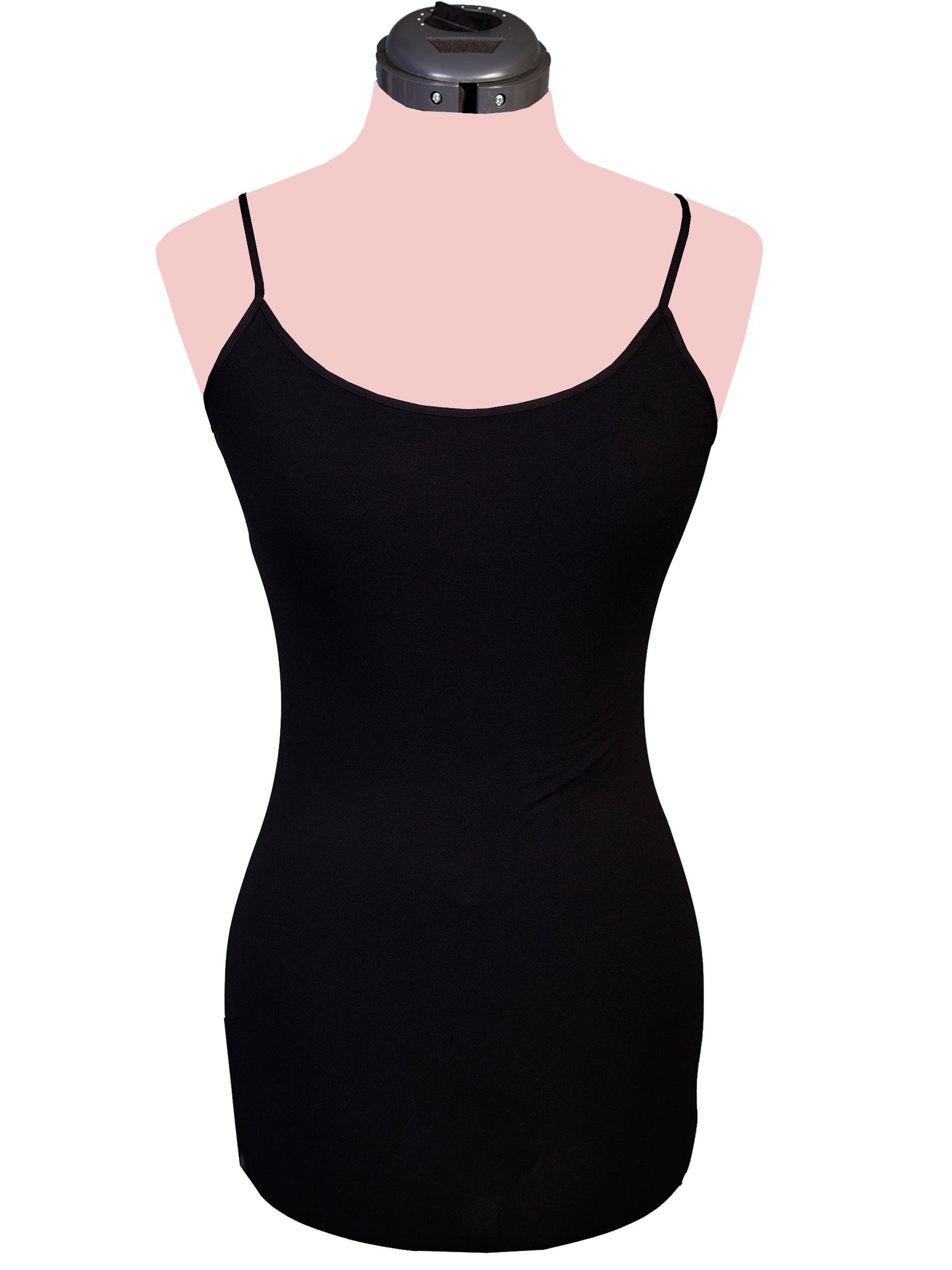 Camisole--Spaghetti Straps, Beige or Black (Scully)