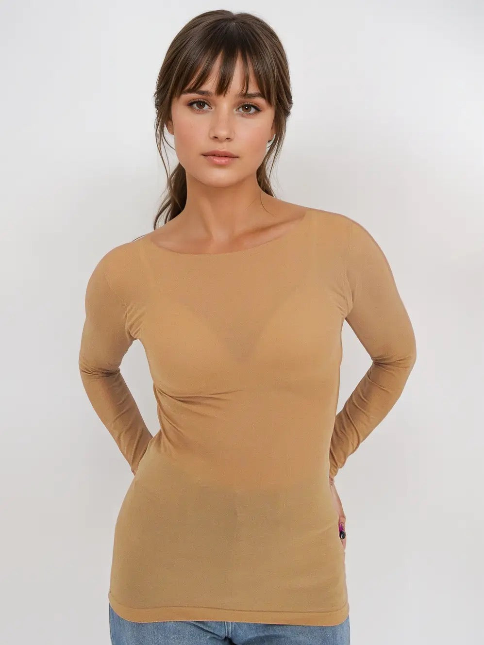 Top--"Second Skin"--ONE color, Long sleeved, 7 colors ( (AMB Designs)