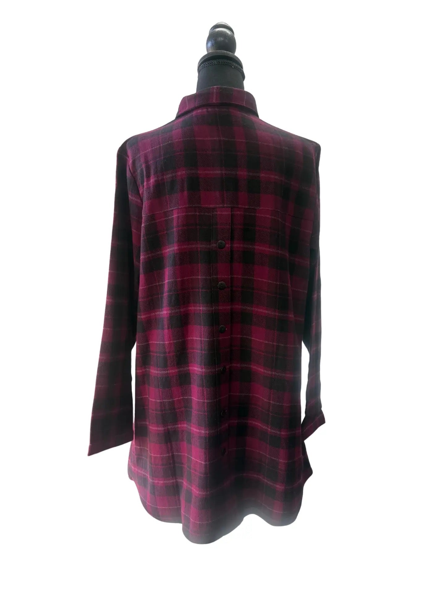 Shirt--"Logan", Flannel, 4 Patterns (Tulip)