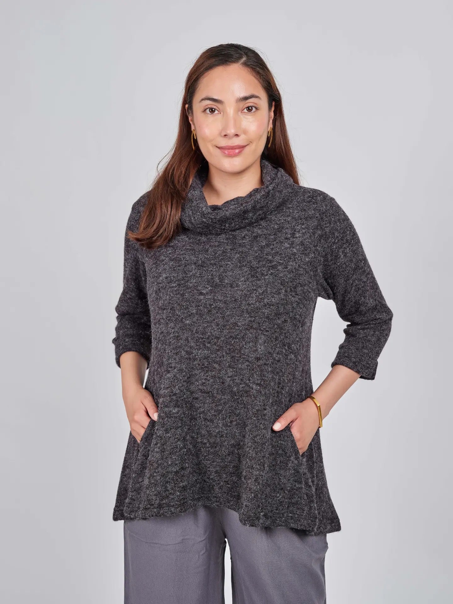 Tunic--Cowl Neck, 3 Colors (Windhorse Trading Co.)