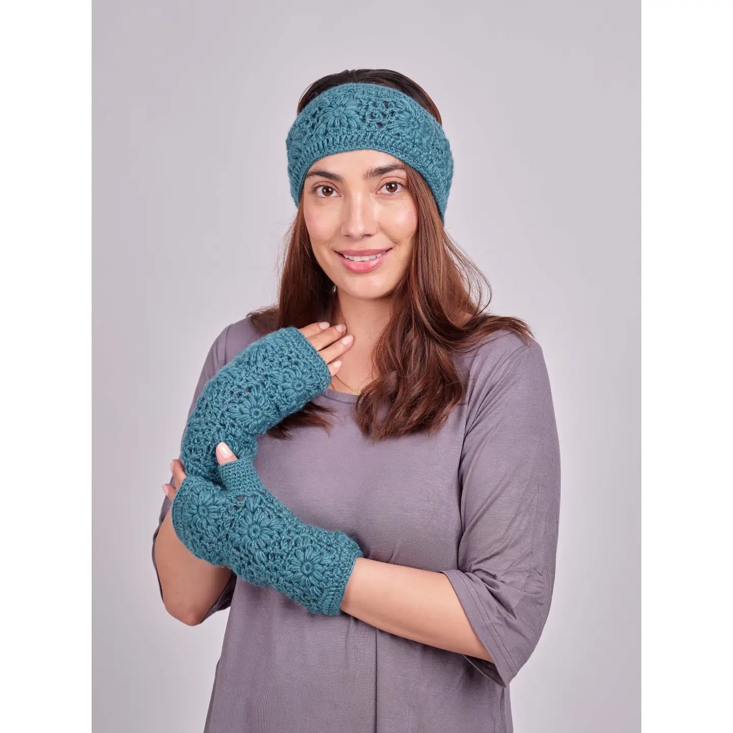 Wrist Warmers--Wool, Floral OR Cable Knit, Many Colors (WIndhorse)