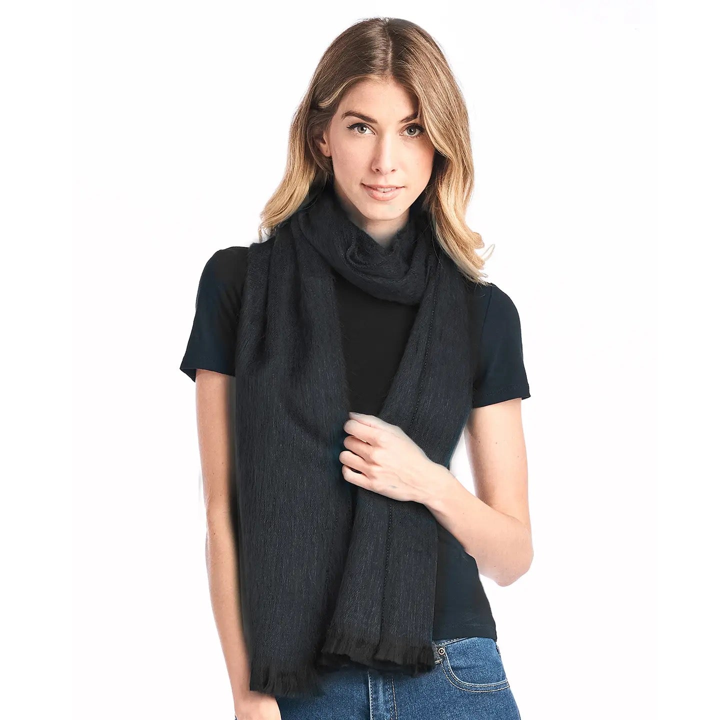 Scarf--Alpaca, Solid, 3 Colors (Shupaca Alpaca)