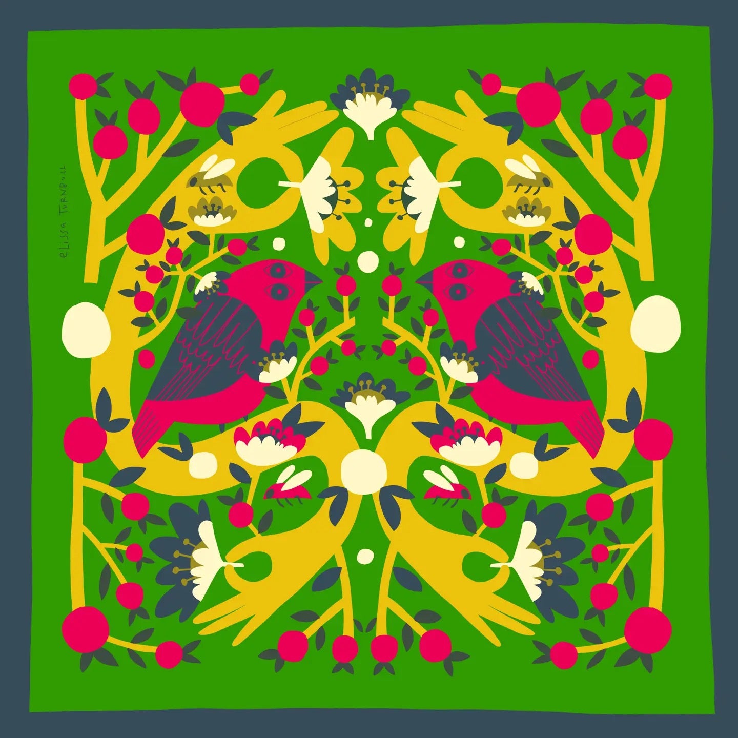 Scarf--Square, Silk, 11 Patterns (Voyager Silk Scarves)