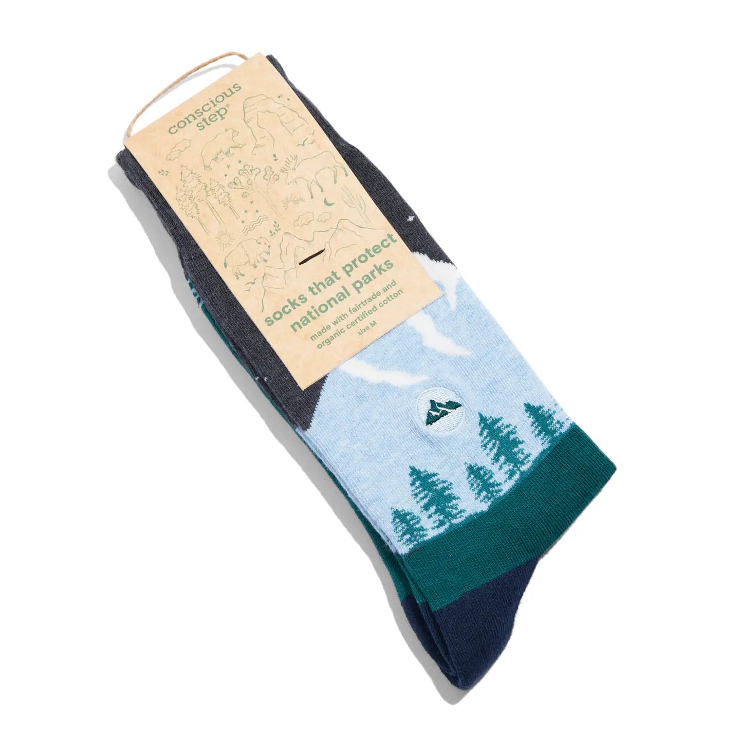 Socks--"Protect National Parks", 2 Styles (Conscious Steps)