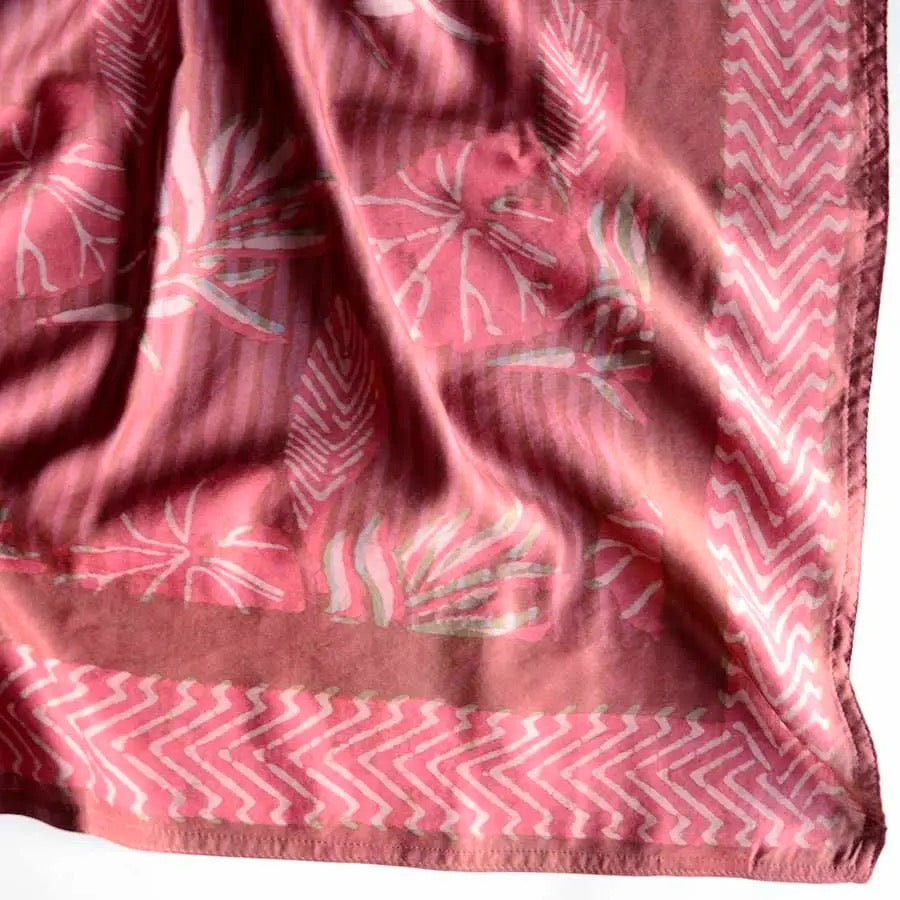Bandana--Batik Print, Cotton AND/OR Silk, Many Colors/Patterns (Ichcha)