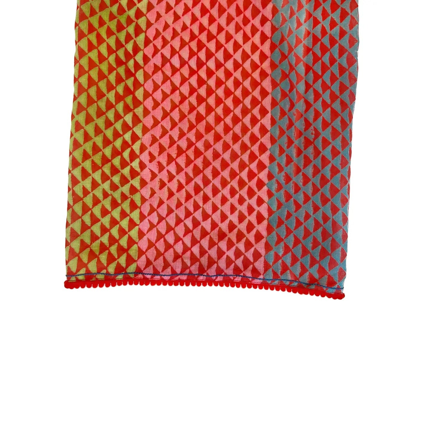 Scarf--Block Print, Cotton, Many Patterns (TO BE Chicago)