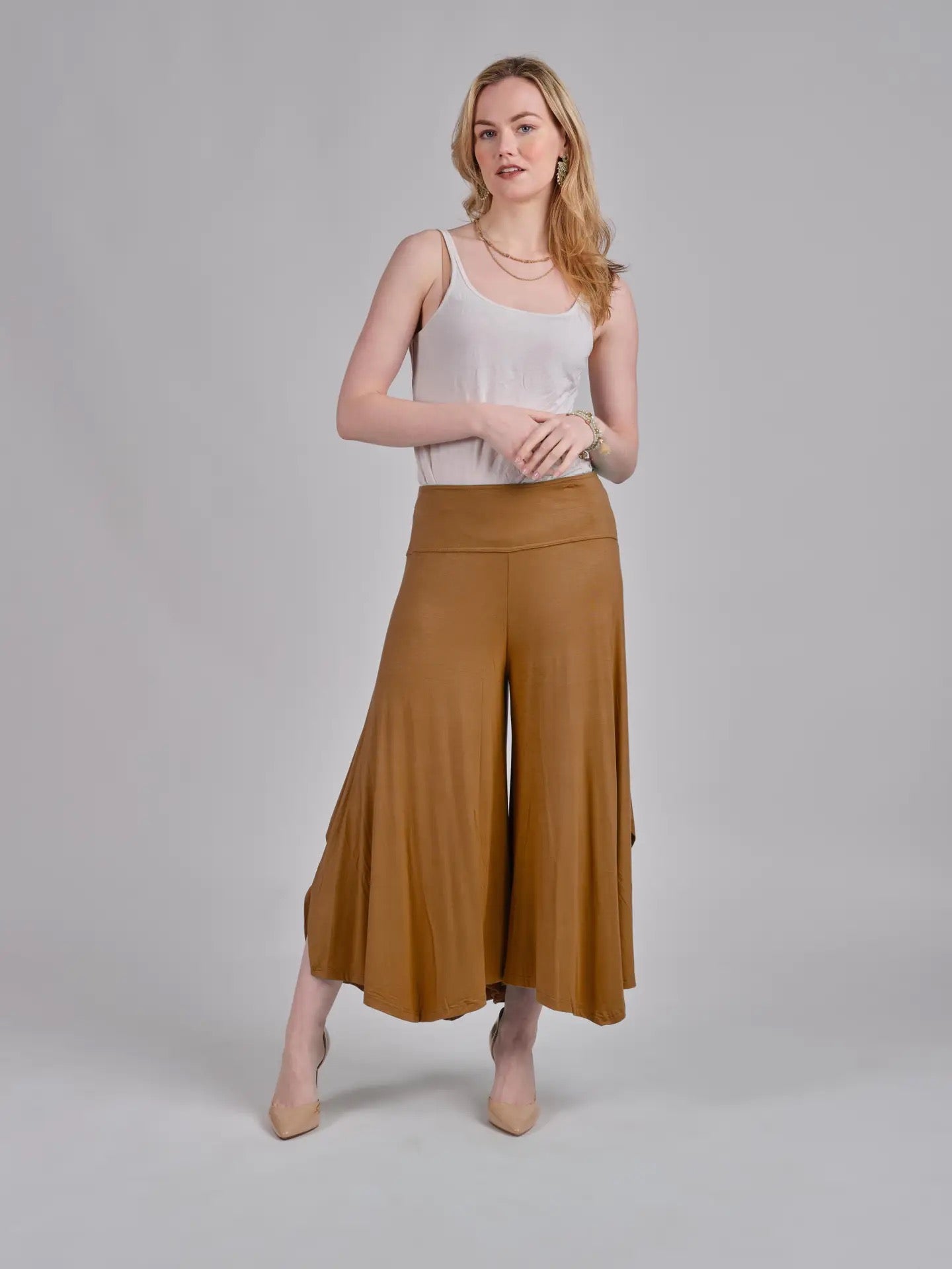 Pants--"Solid Slit", Cotton (Windhorse)