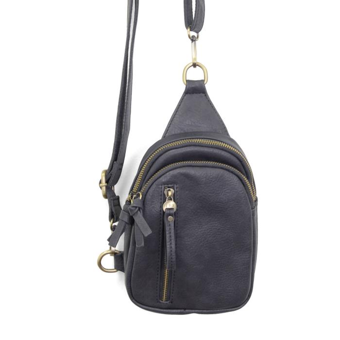 Crossbody--"Skylar", Vegan Leather, Many Colors (Joy Susan)