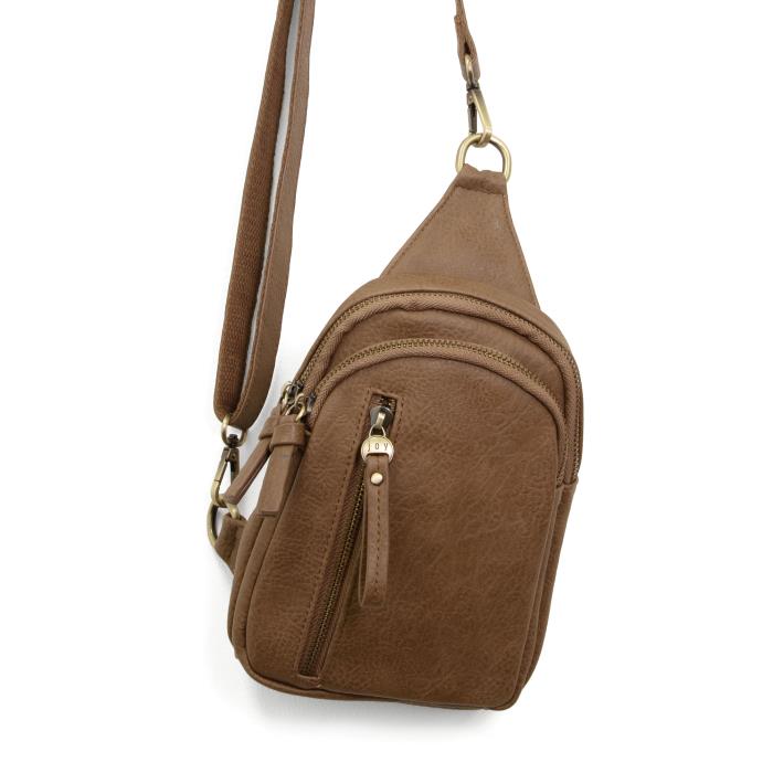 Crossbody--"Skylar", Vegan Leather, Many Colors (Joy Susan)