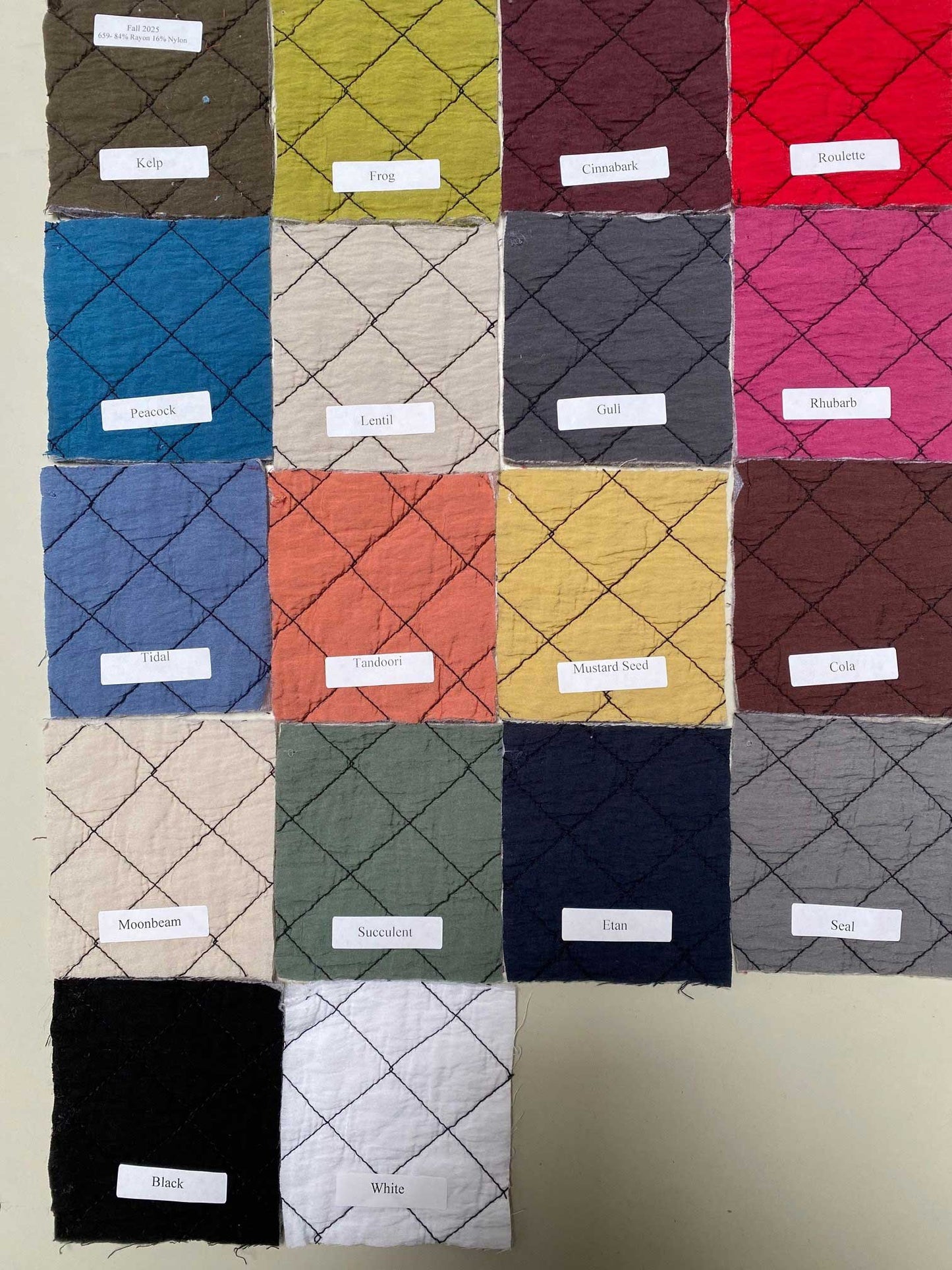 Vest--Quilted, 4 Colors (Cut Loose)