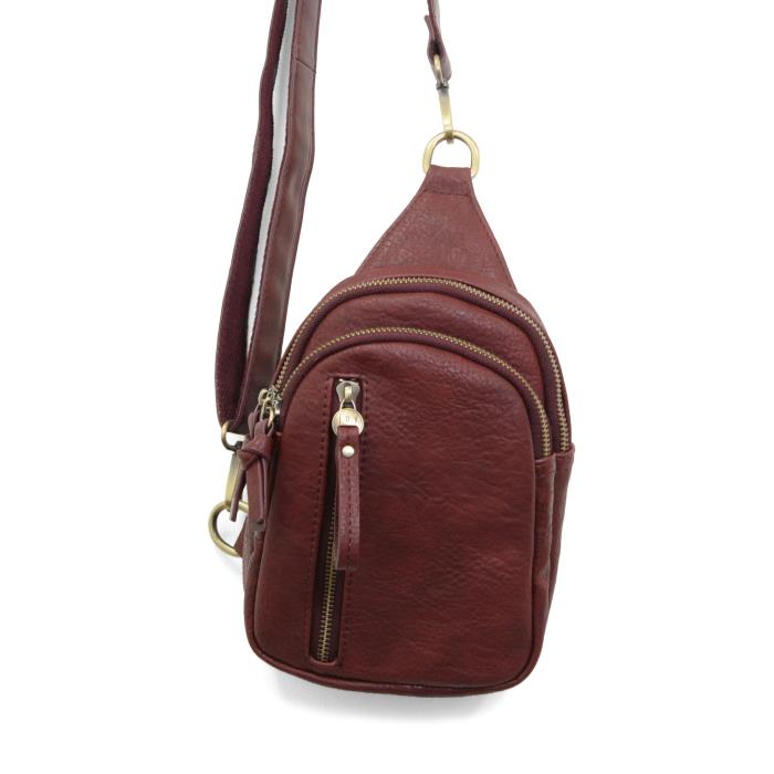 Crossbody--"Skylar", Vegan Leather, Many Colors (Joy Susan)