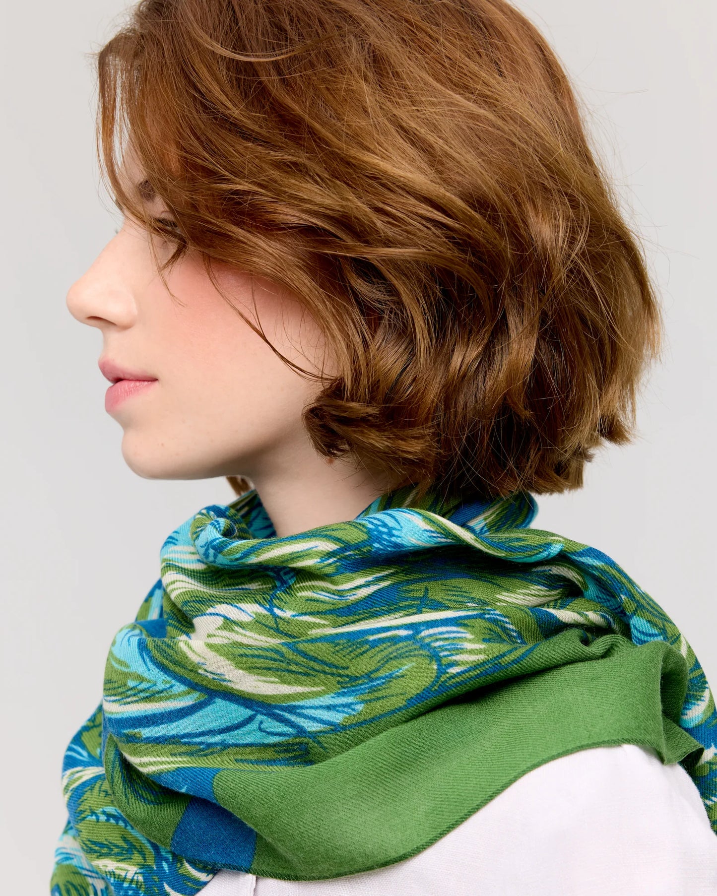 Scarf/shawl--Merino Wool, 5 Patterns (Princesee et Dragon)