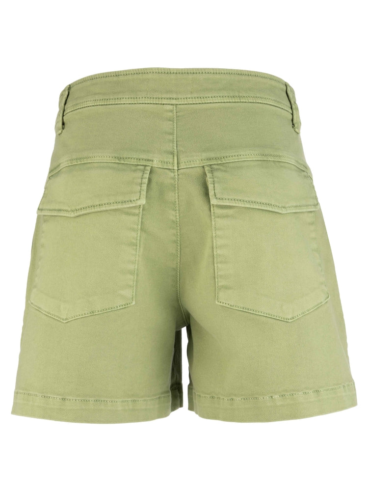 Shorts--"Ashton", Pork Chop Pocket, Celery (Kut from the Kloth)