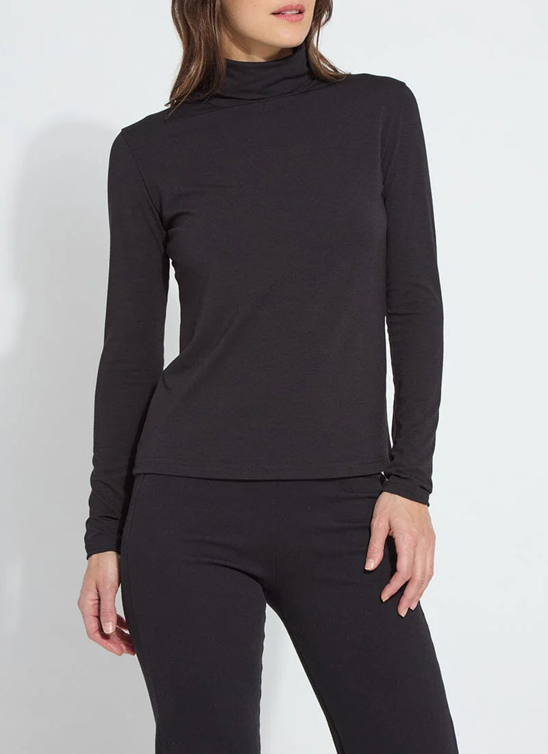 Top--Turtleneck, Black OR White (Lysse)