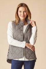 Vest--"Windjammer", Quilted, Cotton, Mushroom (Habitat)