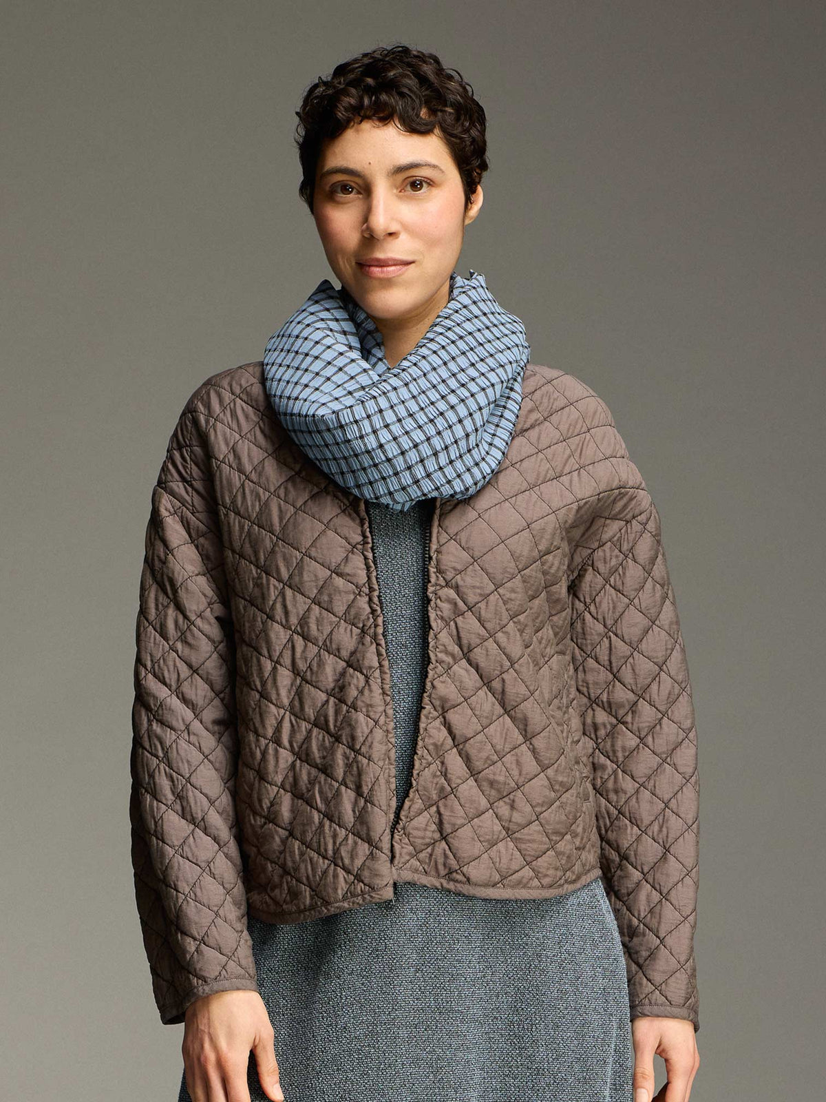Jacket--"Bomber", Quilted, Zipped, Iron (Cut Loose)