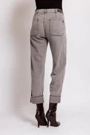 Jeans--"ZHKarli", Cuffed, Patch Pockets, GREY (Zhrill)