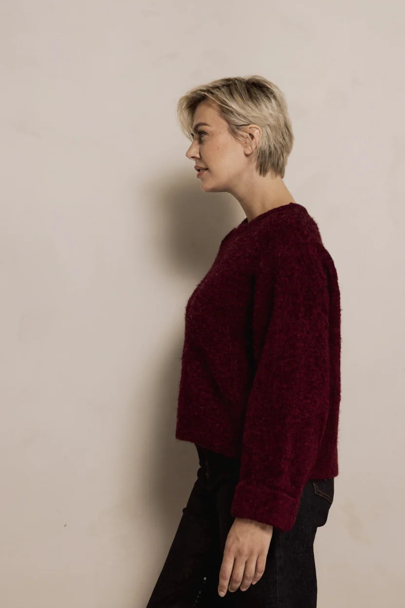 Sweater--"Zhlitta", Wine (Zhrill)