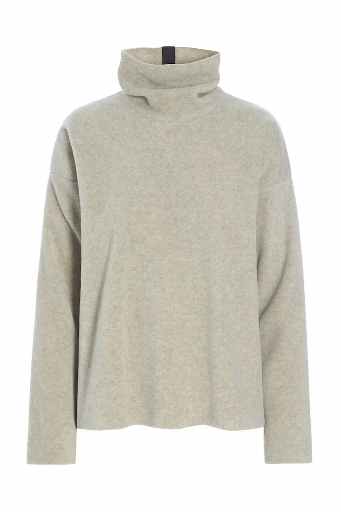 Top--Turtleneck, Fleece--MOSS or SAND (Henriette Steffensen)