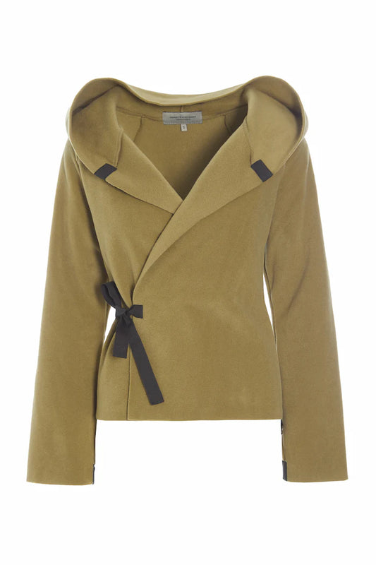 Cardigan--Wrap, Fleece, Camel (Henriette Steffensen)