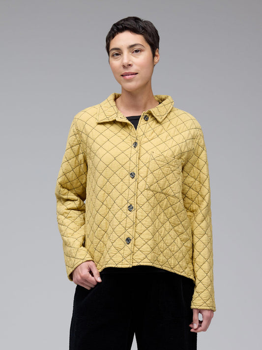 Coat--Quilted, Cropped, Tandoori OR Cognac (cut loose)