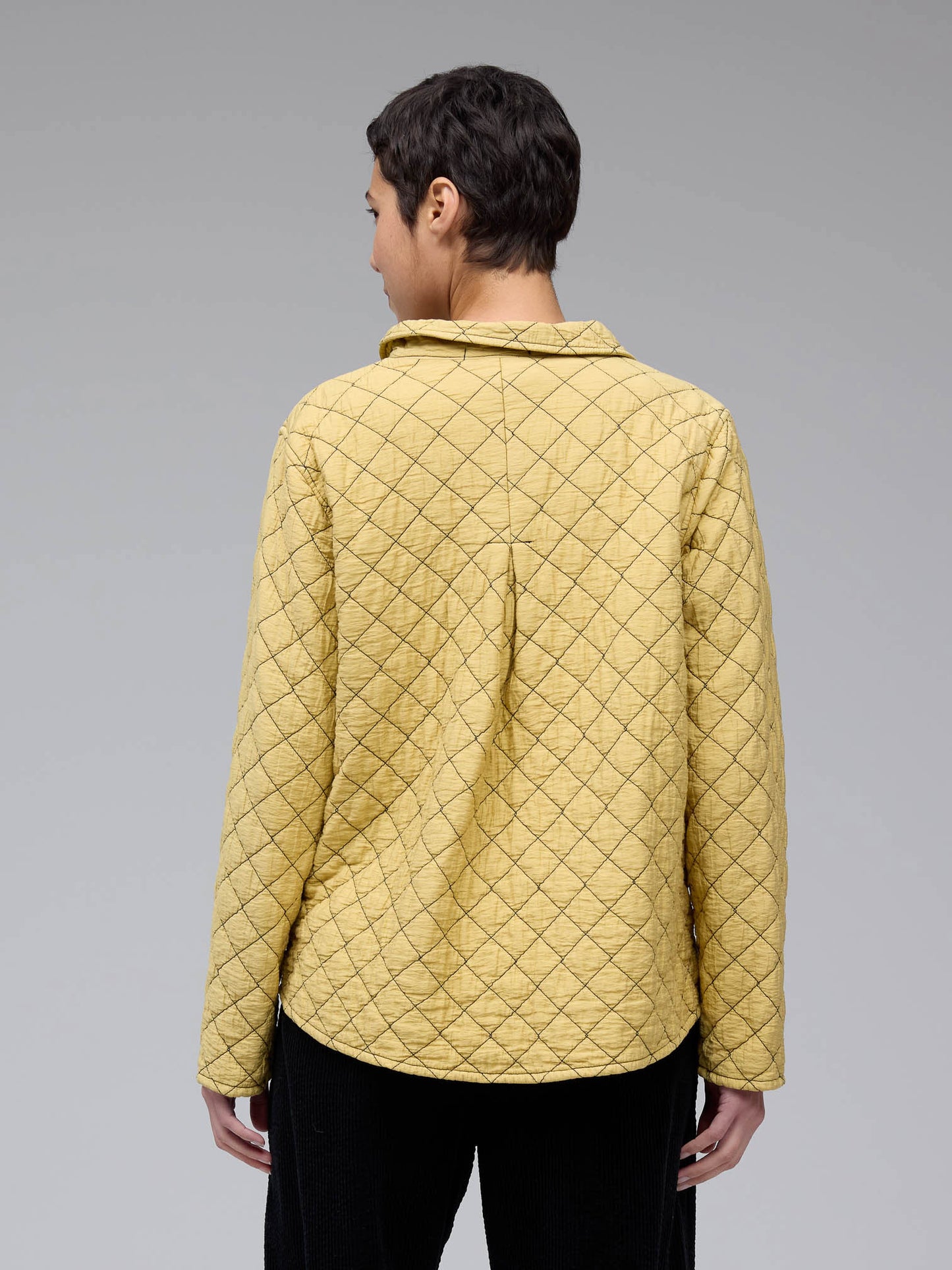 Coat--Quilted, Cropped, Tandoori OR Cognac (cut loose)