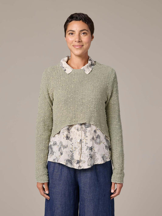 Sweater--Crop, Curve, Balsam (Cut Loose)