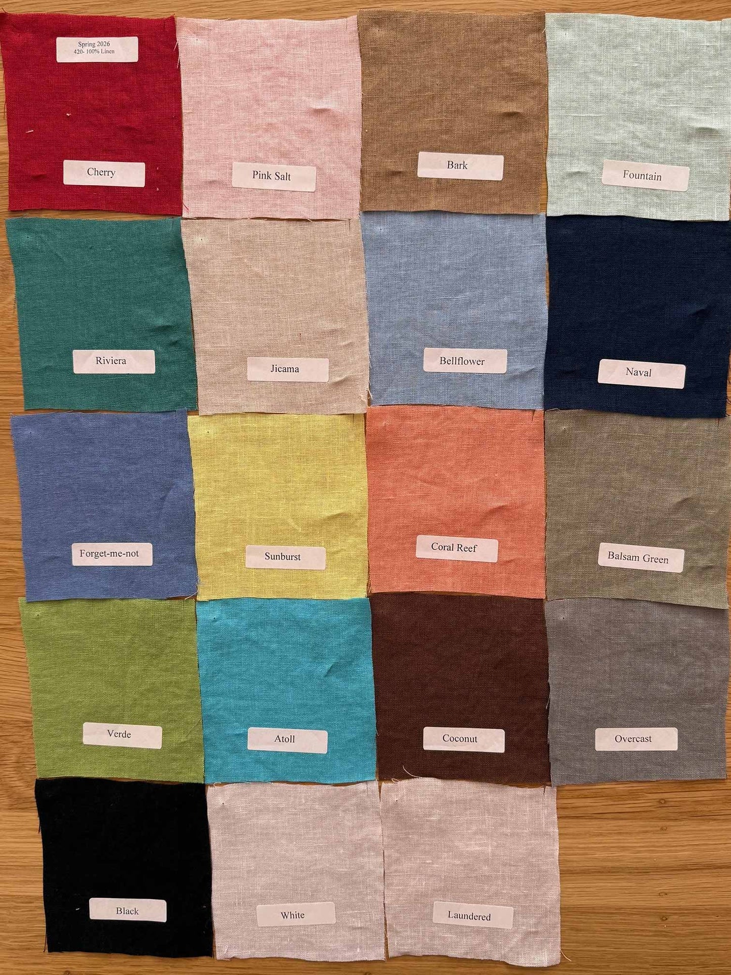 Blouse--Split Back, 3/4 Sleeve, Linen, 3 Colors (Cut Loose)