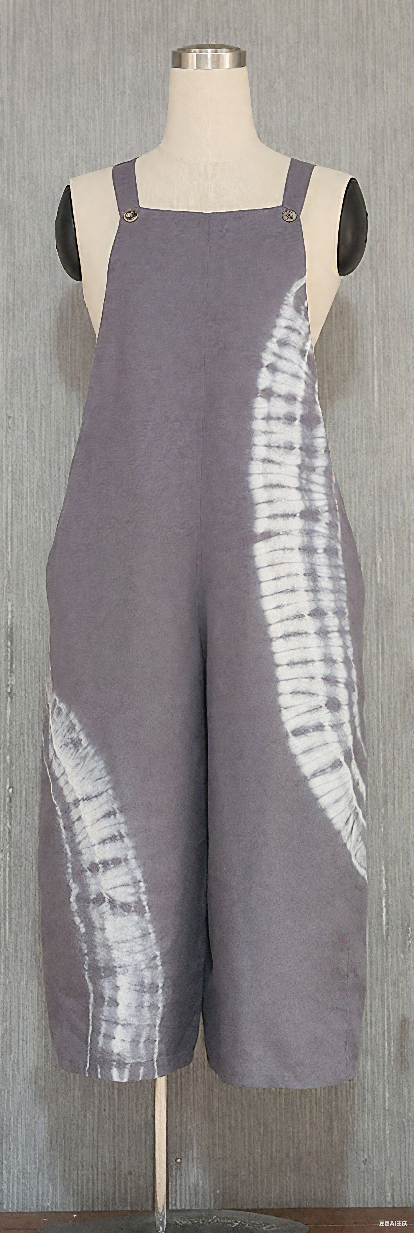 Overalls--Crop, Tie-Dye, Linen, Alpine OR Mocha (Kleen)