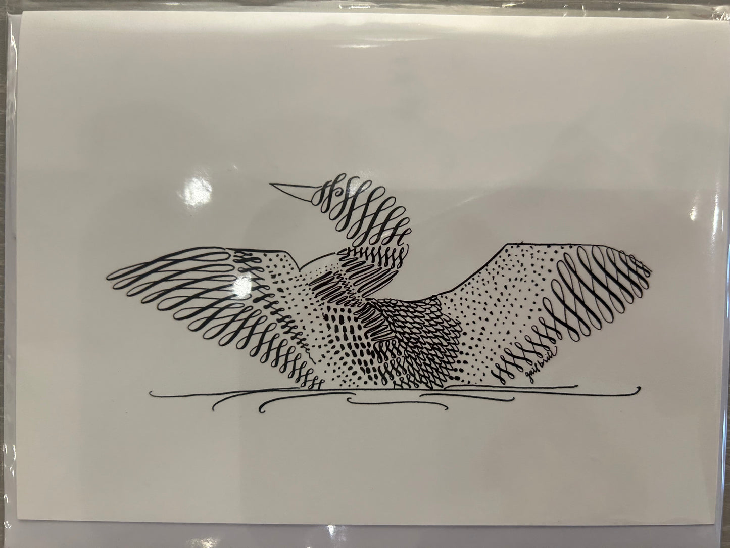 Note Card--Many Patterns (Gail Brill Design)