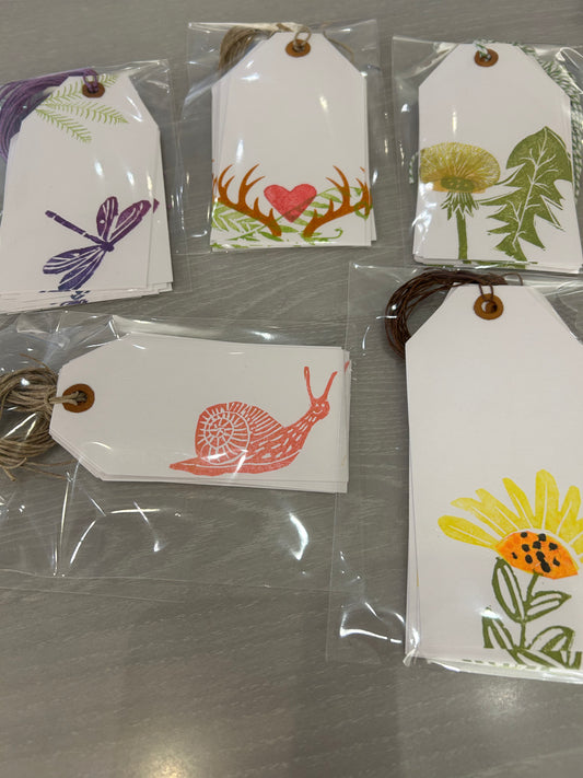 Gift Tag--5 Patterns (Gail Brill Design)