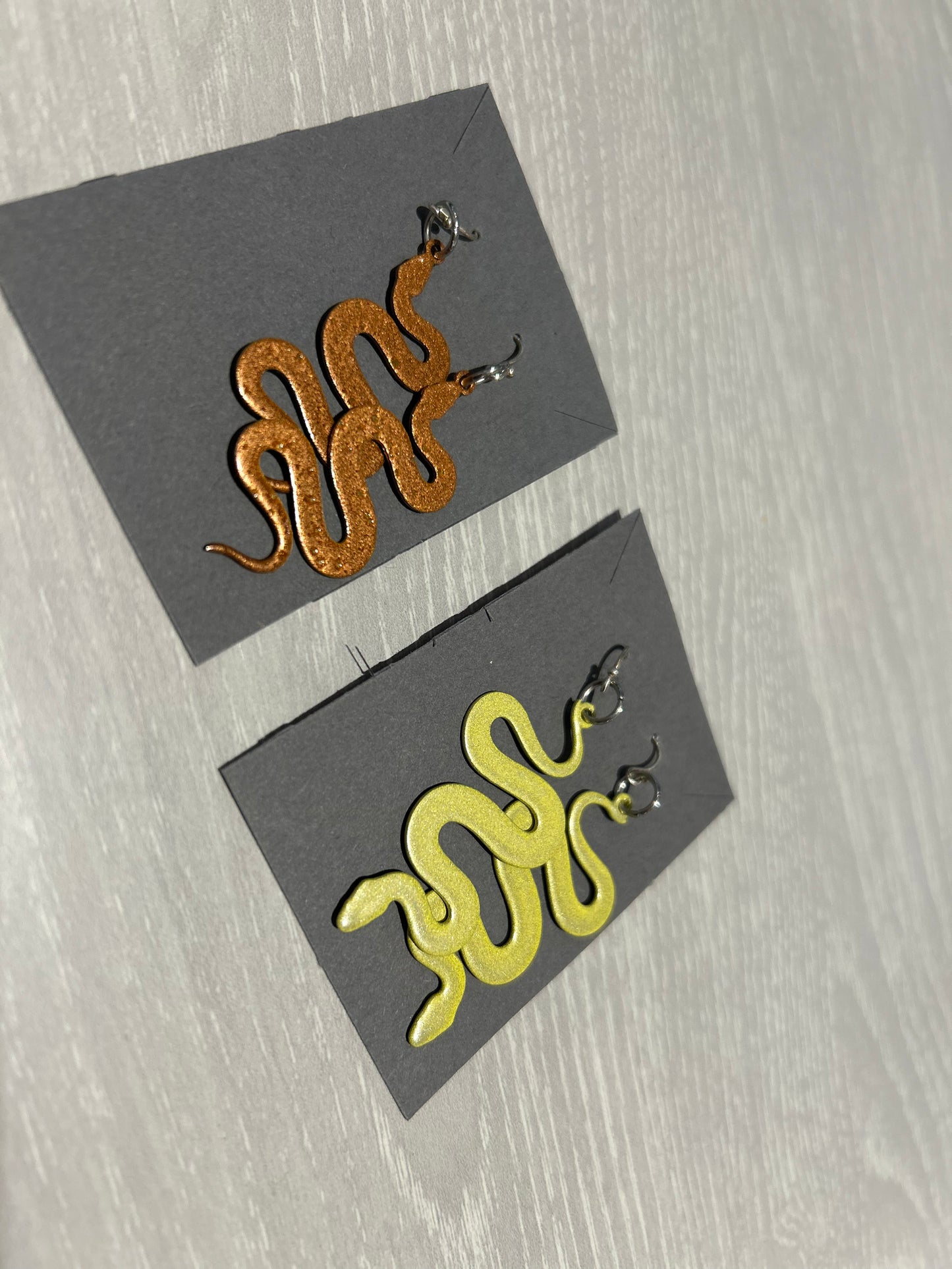 Earrings-Antlers, Serpents, North Star, Steel, Many Colors (Margaret Jacobs)