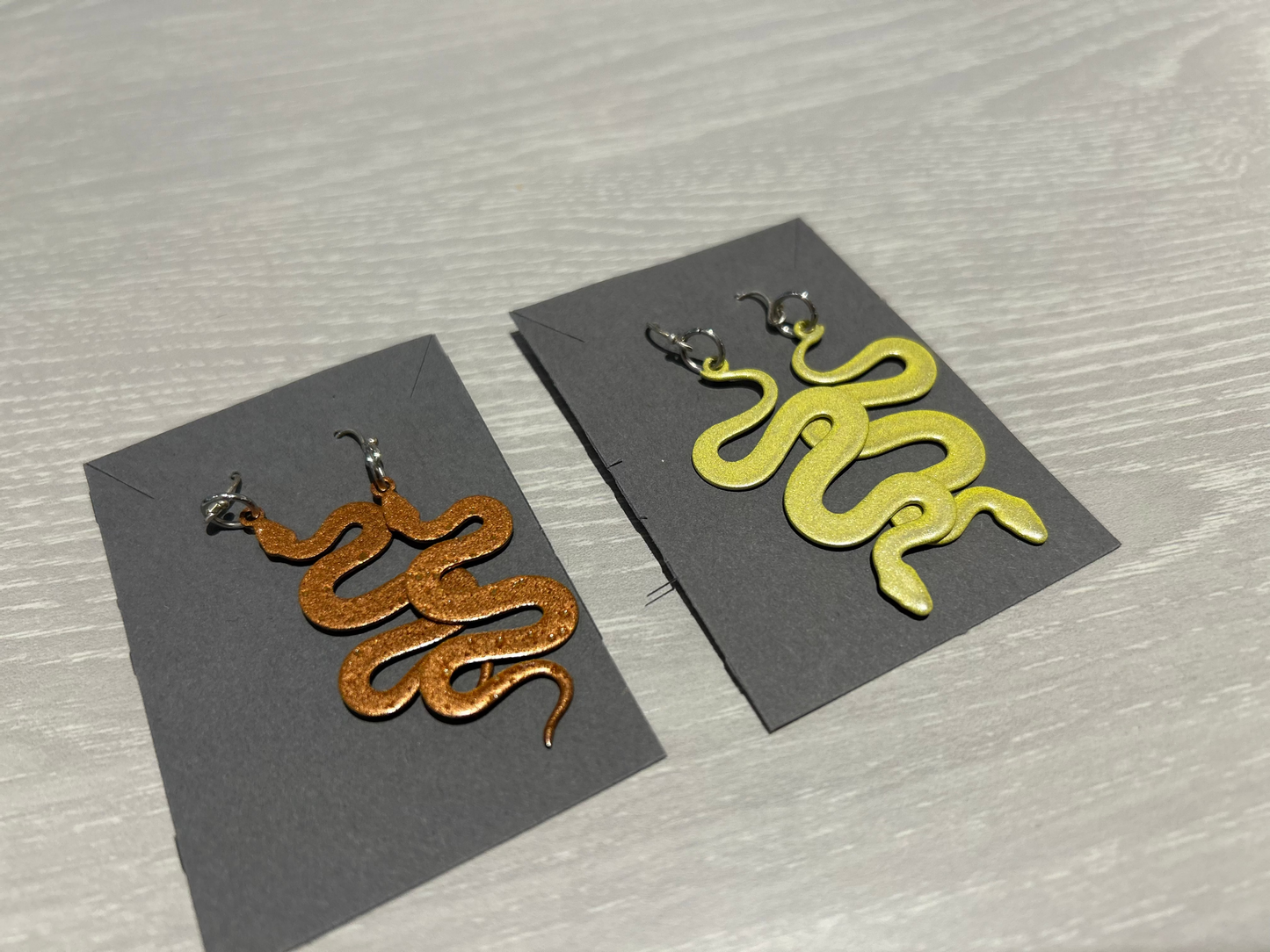 Earrings-Serpents, Steel--Several Colors (Margaret Jacobs)