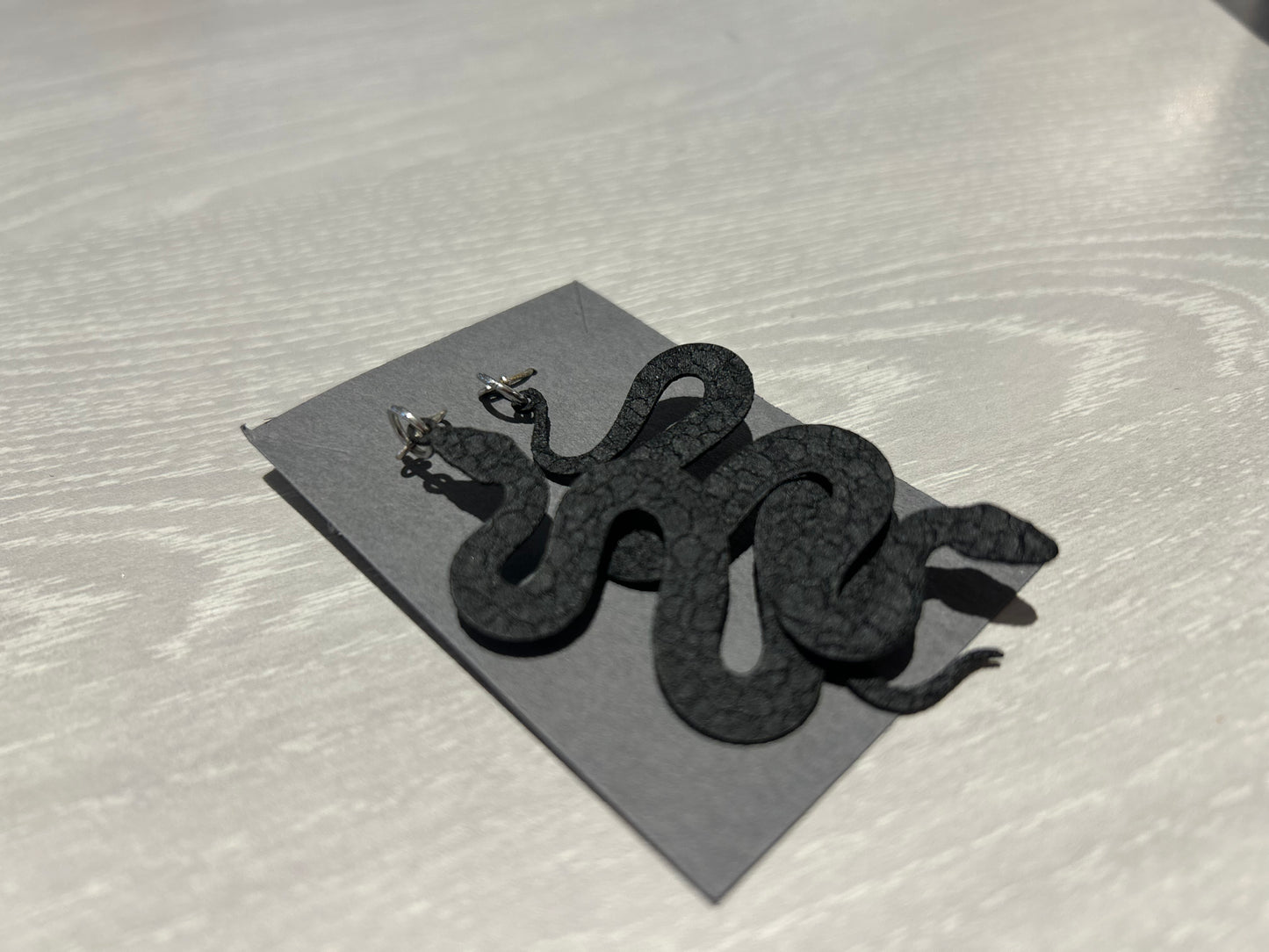 Earrings-Antlers, Serpents, North Star, Steel, Many Colors (Margaret Jacobs)