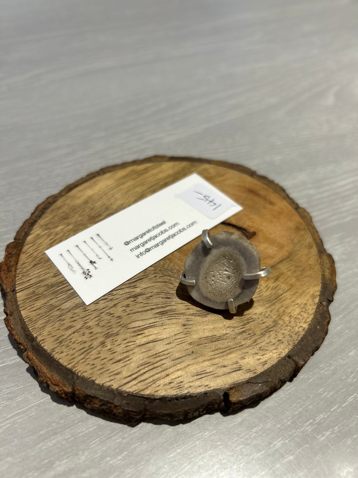Ring--Steel, Various (Margaret Jacobs)