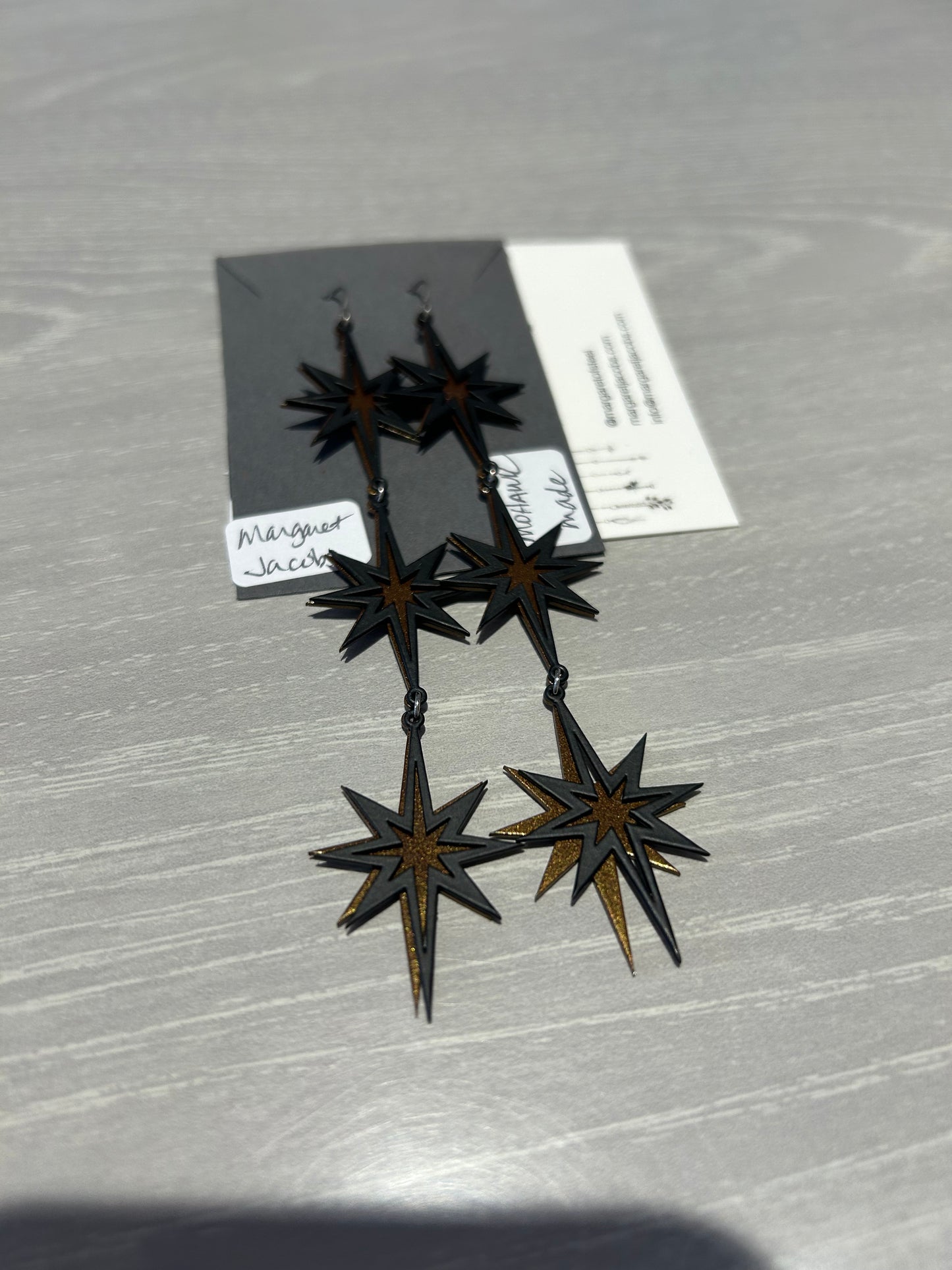 Earrings--North Star, Steel-Many Colors (Margaret Jacobs)